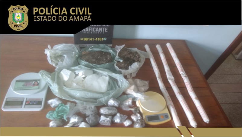 POLÍCIA CIVIL PRENDE MULHER COM DROGAS E DINAMITES EM MACAPÁ
